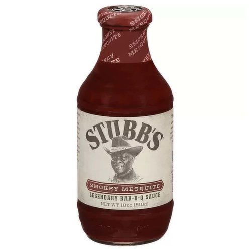 Stubbs BBQ Sauce, Smokey Mesquite