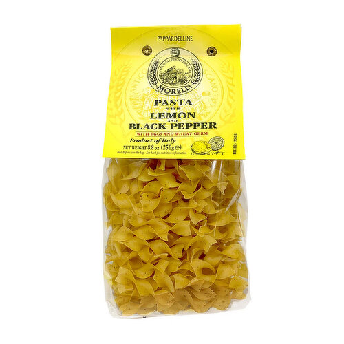 Pastificio Morelli Lemon Pepper Organic Pappardelline Pasta