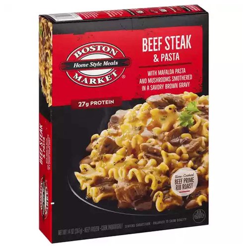 Boston Market Beef Steak & Pasta