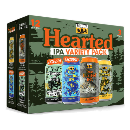 Bells Hearted IPA Mixed Pack Cans (12-pack)