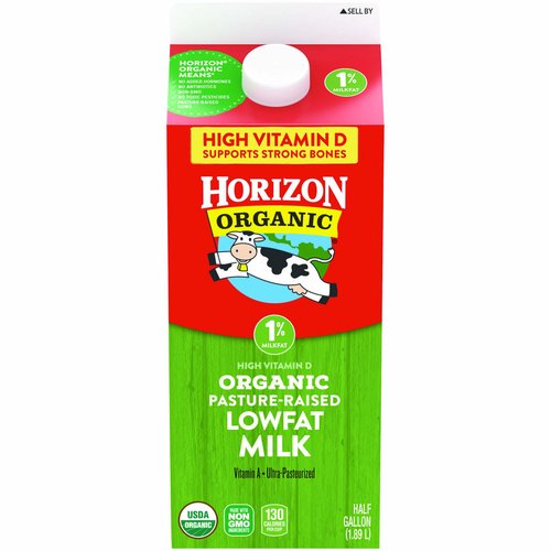 Horizon Organic Milk, 1% Low-fat