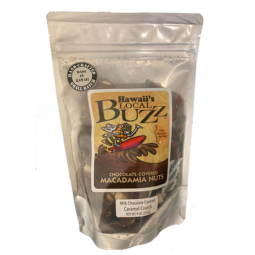 Hawaii's Local Buzz Milk Chocolate Caramel Macadamia Nuts