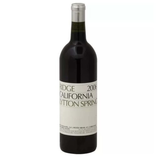 Ridge Lytton Springs Zinfandel Wine