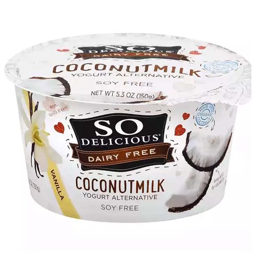 So Delicious Yogurt Alternative, Coconutmilk, Vanilla - 5.3 oz