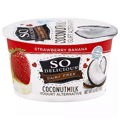 So Delicious Coconutmilk Yogurt, Strawberry Banana 