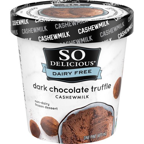 So Delicious Cashew Milk Ice Cream, Dark Chocolate Truffle