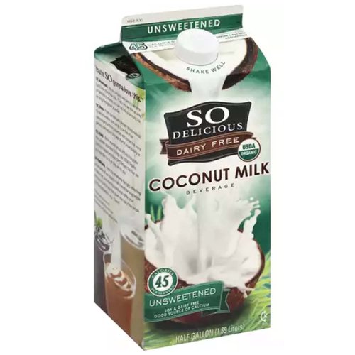 So Delicious Organic Coconut Milk, Unsweetened