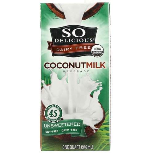 So Delicious Organic Coconut Milk Unsweetened Foodland