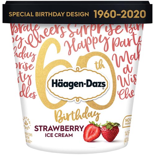 Haagen-Dazs Strawberry Ice Cream