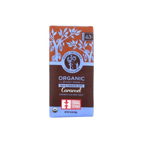 Equal Exchange Organic Chocolate, Milk Caramel Crunch