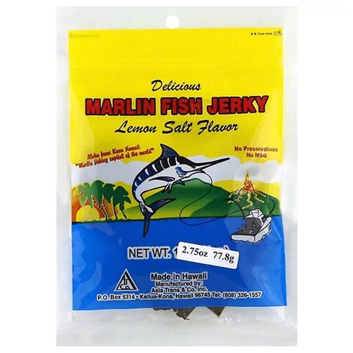 No preservatives. No MSG. Aloha from Kona Hawaii. Marlin fishing capital of the world. Export Gift Pack: Fish contained herein is for personal use only. Not for resale. Made in Hawaii.

