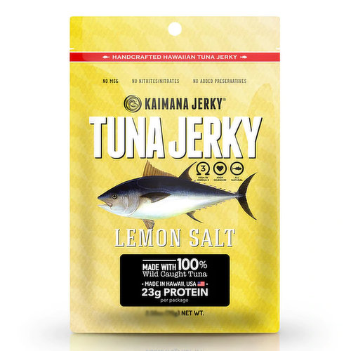 Ahi Jerky Lemon Salt