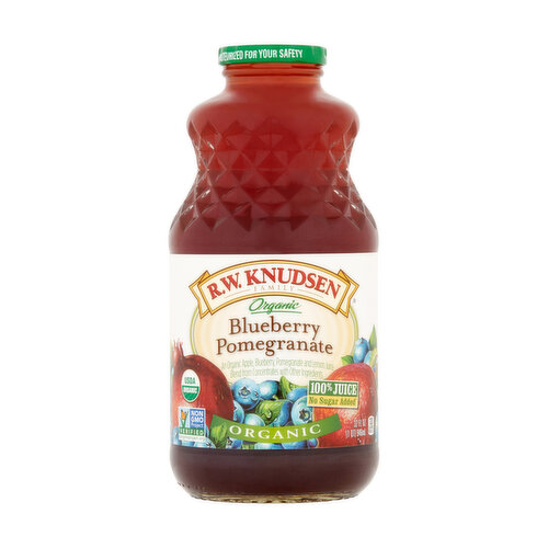 R.W. Knudsen Organic Juice, Blueberry Pomegranate