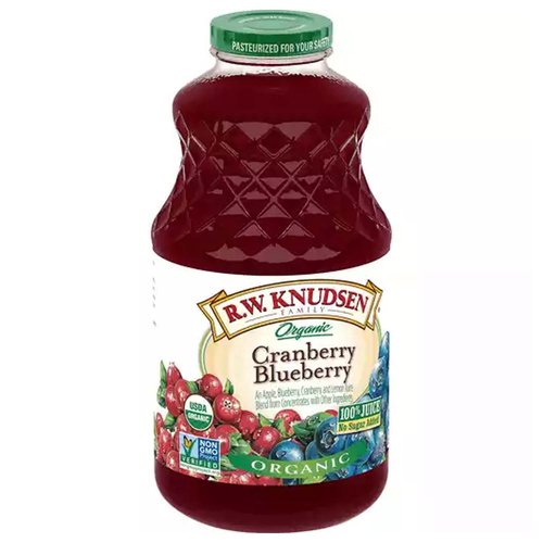 R.W. Knudsen Organic Juice, Cranberry Blueberry