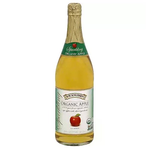 R.W. Knudsen Organic Apple Sparkling Juice, Non-Alcoholic