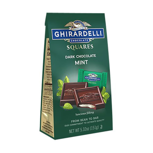 Ghirardelli Dark Chocolate Squares, Mint