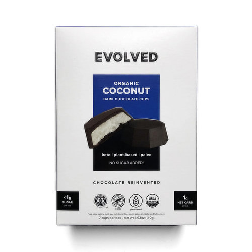 Evolved Keto Cups Original Coconut