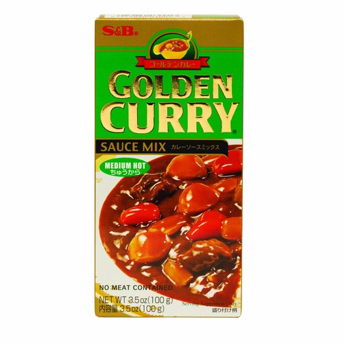 S&B Japanese Premium Golden Curry 160g for 8 Servings - Made in Japan 