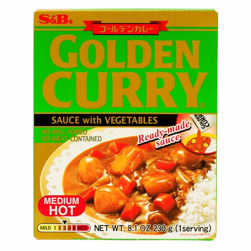 S&B Golden Curry Sauce Mix, Hot