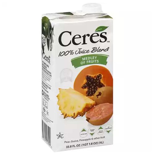 Ceres Pure  Juice, Medley of Fruit