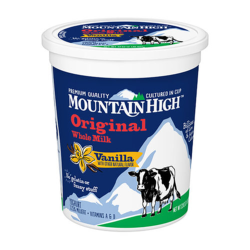 Mountain High Whole Milk Vanilla Yoghurt