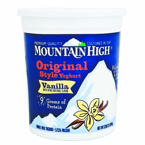 Mountain High 1% Yoghurt, Vanilla