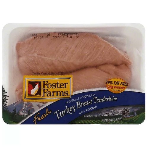 Foster Farms Fresh Turkey Breast Tenderloins, Boneless & Skinless