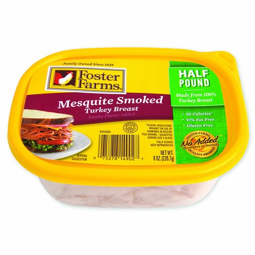 Foster Farms Turkey Breast, Mesquite Smoked