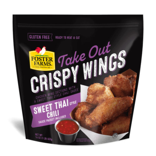 Foster Farms Crispy Wings, Sweet Thai Chili