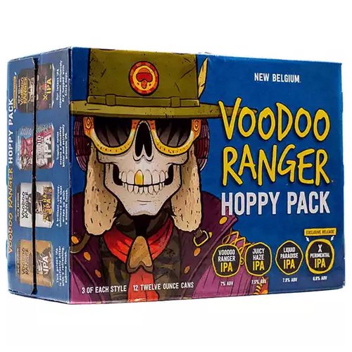 New Belgium Voodoo, Variety Pack, Cans (Pack of 12)