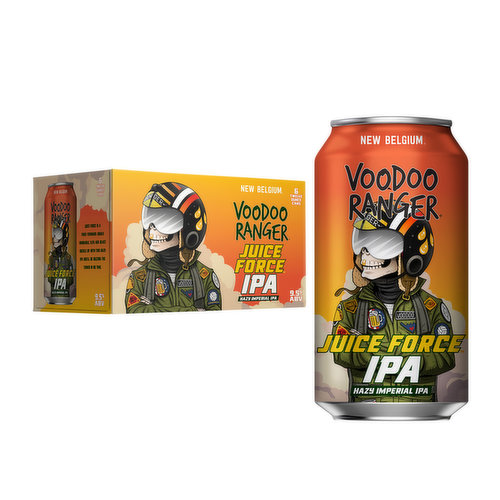 New Belgium Voodoo Ranger Juice Force Hazy Imperial IPA Cans (6-pack)