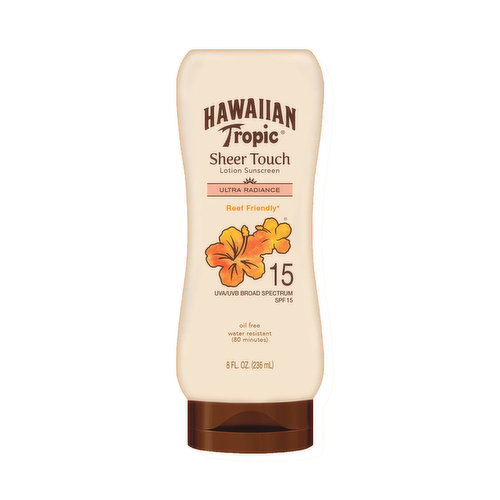 Hawaiian Tropic Sheer Touch Ultra Radiance Lotion Sunscreen SPF 15