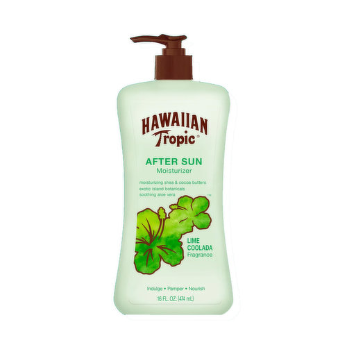 Hawaiian Tropic Moisturizer, Lime Coolada After Sun Pump