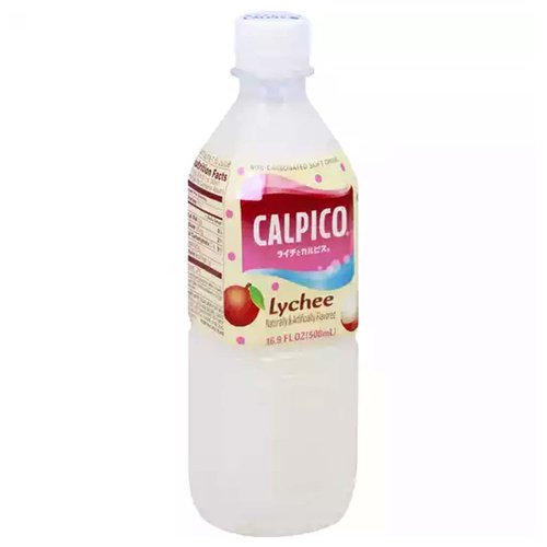 Naturally & artificially flavored. Contains 1% juice. No gluten. www.calpico.com. Product of Japan.

