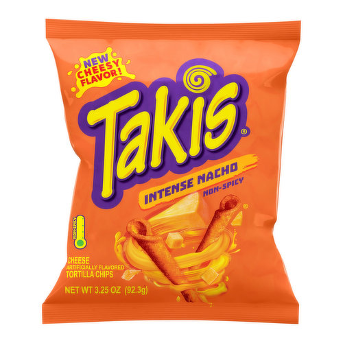 Takis Intense Nacho Roll Cheesy Tortilla Chips