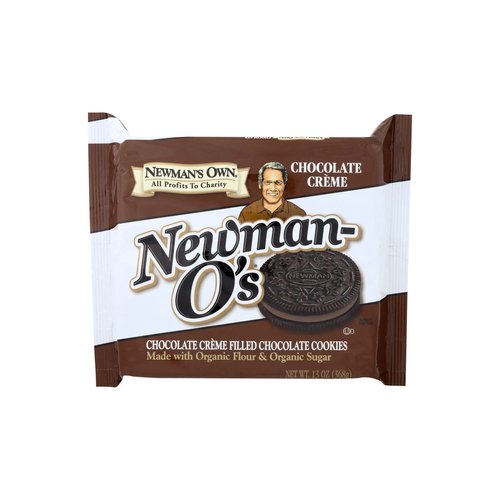 Newman-O's Cookies, Chocolate Crème Filled