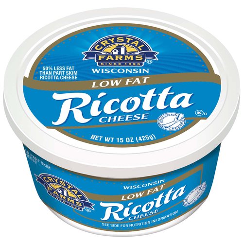 Crystal Farms Light Ricotta Cheese