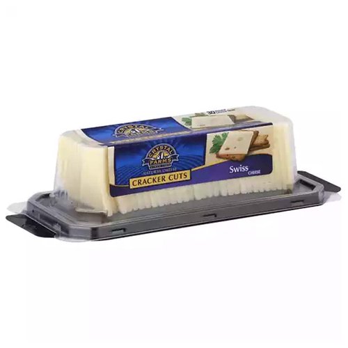 Crystal Farms Swiss Cheese, Cracker Cuts