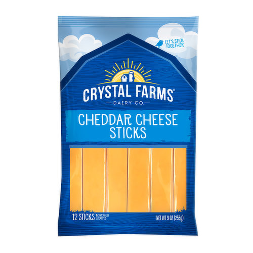 Crystal Farm Cheddar Cheese Sticks
