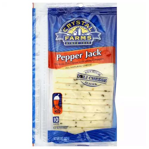 Crystal Farms Jack Cheese Slices