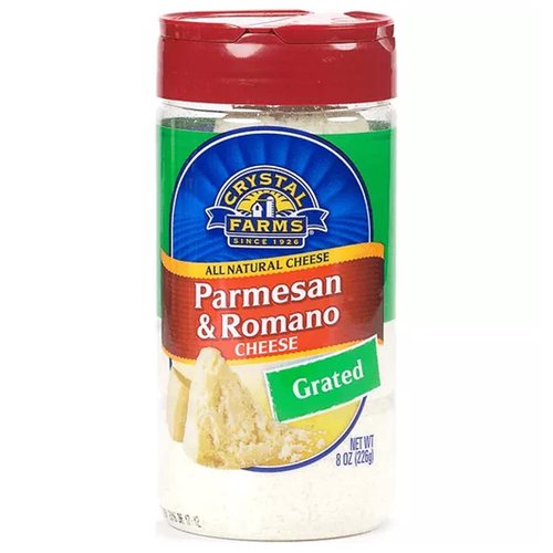 Crystal Farms Grated Parmesan & Romano