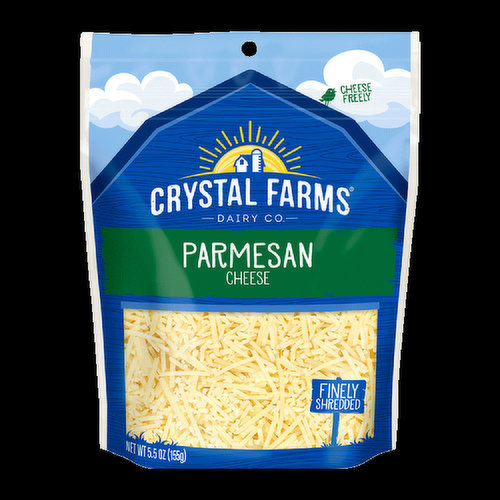 Crystal Farms Shredded Parmesan