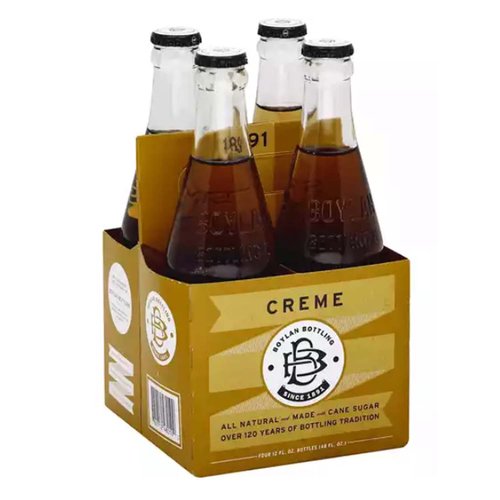 Boylan Creme Vanilla Soda, Bottles (Pack of 4)