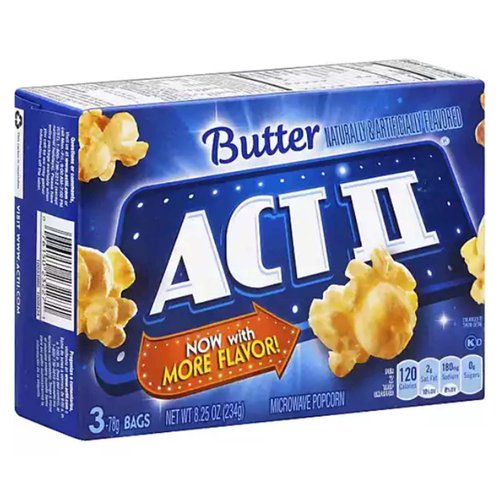 Act II Microwave Popcorn, Butter