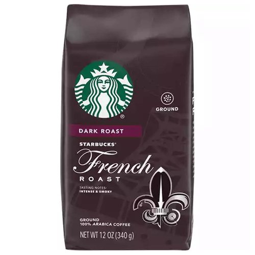 Starbucks French Roast Coffee, Dark Roast, Ground 