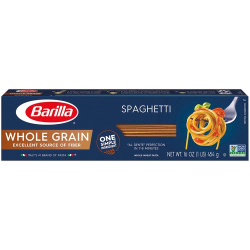 Barilla Pasta, Spaghetti, Whole Grain 