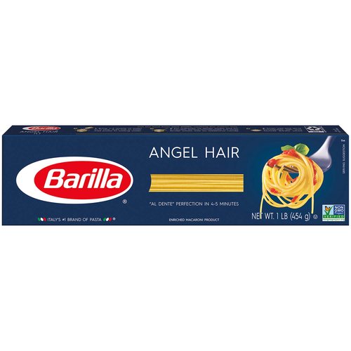 <ul>
<li>"Al Dente" Perfection in 4–5 Minutes</li>
<li>Italy's #1 Brand of Pasta</li>
</ul>