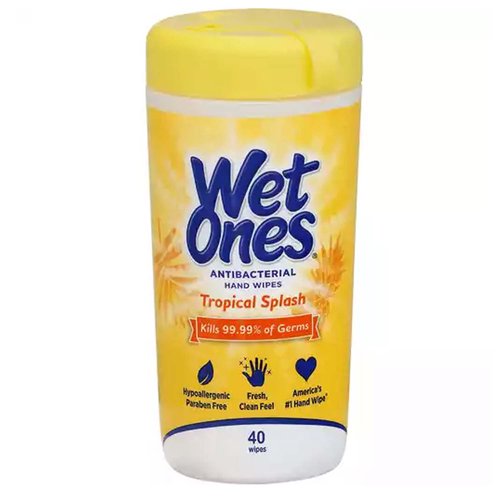 Wet Ones Antibacterial Wipes, Citrus Scent