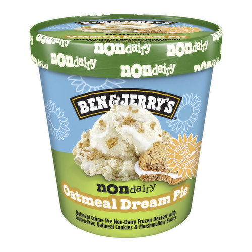 Ben & Jerry's Non-Dairy Oatmeal Dream Pie Frozen Dessert