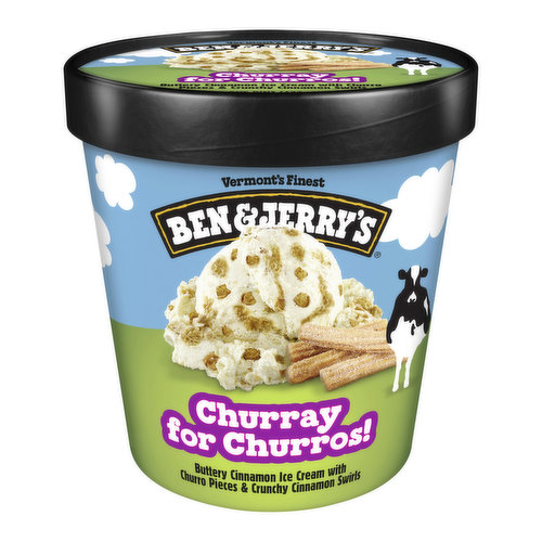 Ben & Jerry's Churray For Churros! Cinnamon Ice Cream